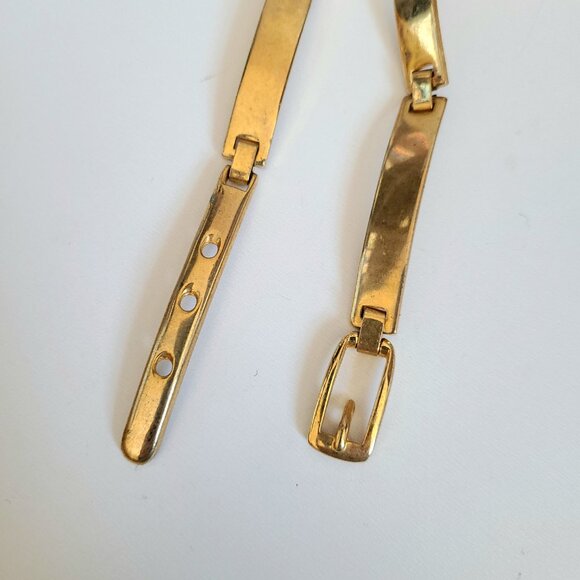 Gol tone metal belt. - Picture 7 of 8